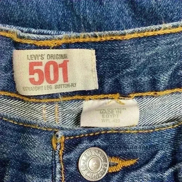 Men’s 38x30 Levi’s 501 Blue Denim Jeans. - Picture 7 of 8